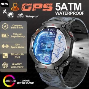 Multifunctional Outdoor Flashlight Smart Waterproof Watch