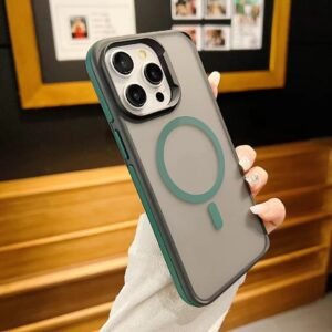 Dual-Color Magnetic Shield Matte Shatter-Resistant Protective Case For The 17 Pro Max