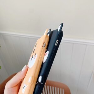 Compatible with Apple , Chai dog silicone mobile phone case