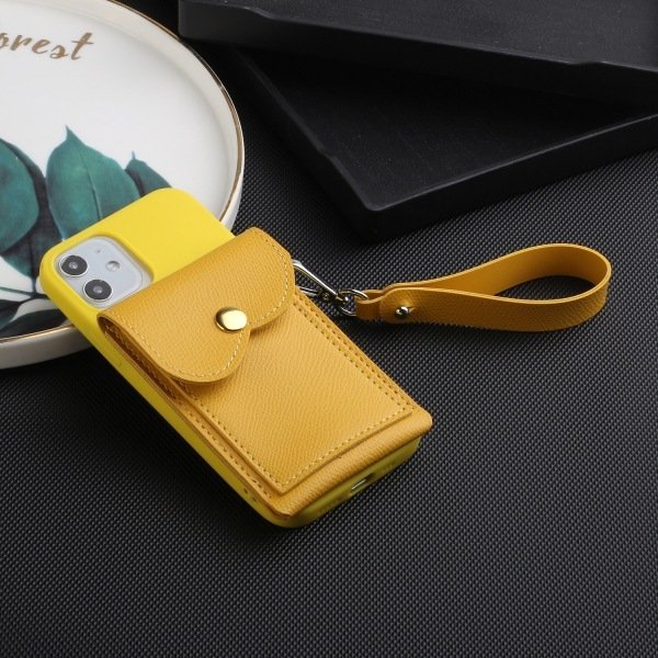 For IPHONE12MINI 11 PRO MAX Wristband Card Holder