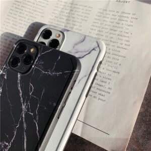 Cold wind anti-fall marble pattern mobile phone case