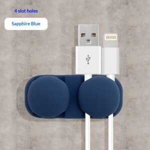 Simple Tangle-Proof Cable Organizer For Data Cables