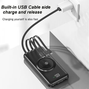 20000mAh Power Bank Fast Charger Battery Pack Portable 5 USB For Mobile Phone UK