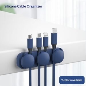 Simple Tangle-Proof Cable Organizer For Data Cables