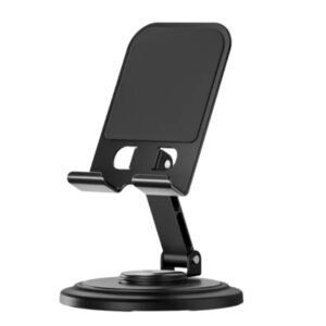 Metal Desktop Stand Portable Non-slip Phone Holder For Binge-watching