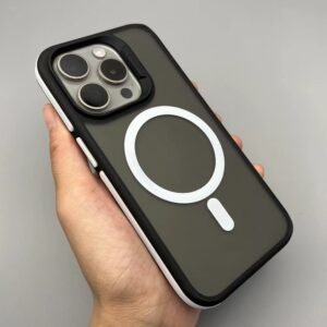 Dual-Color Magnetic Shield Matte Shatter-Resistant Protective Case For The 17 Pro Max