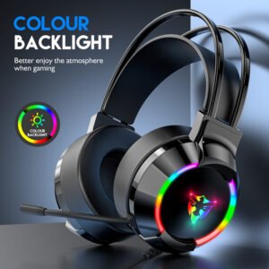 Head-mounted PC Gaming Wired Headset