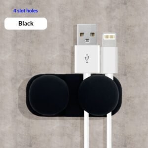 Simple Tangle-Proof Cable Organizer For Data Cables