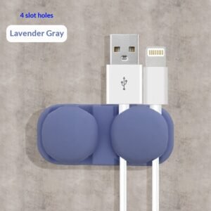 Simple Tangle-Proof Cable Organizer For Data Cables