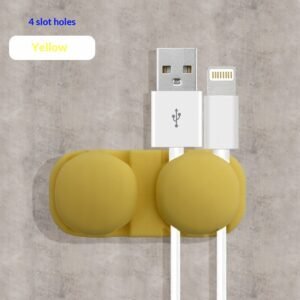 Simple Tangle-Proof Cable Organizer For Data Cables
