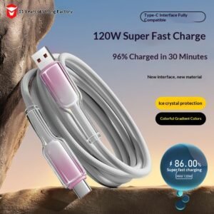 Fast-charging Phone Ice-crystal Gradient Data Cable