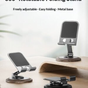 Metal Desktop Stand Portable Non-slip Phone Holder For Binge-watching