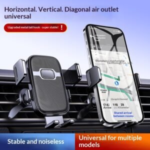 Car Air Vent Spiral Inverted Hook Multi-function Navigation Bracket For In-car Use