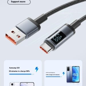 Phone Fast Charge For Pingguo 30W Android 66W Digital Display Data Line