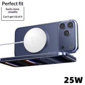 25W Magnetic Wireless Charger Made Of Metal Ideal For Wireless Charging Of Mobile Phones