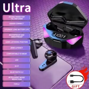 2026 New TWS Wireless Earphones With Bluetooth 5.49 Gaming Headset Sport Earbuds With LED Display Earhooks And Built In Mic