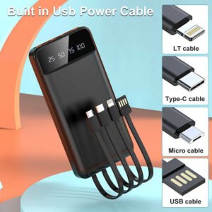 Power Bank Pack 30000mAh Fast Charger 4 USB External Battery For Mobile Phone