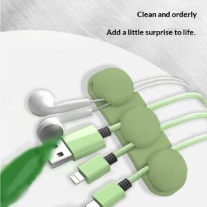 Simple Tangle-Proof Cable Organizer For Data Cables
