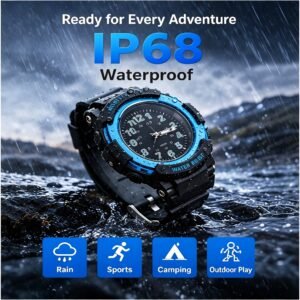 Kids Anti-Lost Watch Find My Android Find Hub Bluetooth Tracker Quartz Watch IP68 Waterproof No Subscription