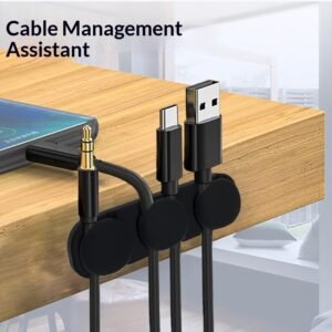 Simple Tangle-Proof Cable Organizer For Data Cables