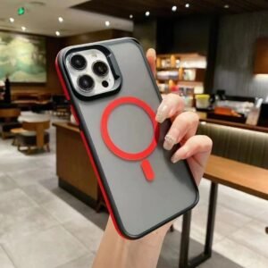 Dual-Color Magnetic Shield Matte Shatter-Resistant Protective Case For The 17 Pro Max