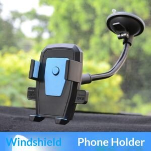 Windshield Hose Style Car Phone Holder Suction Cup Mount Center Console Phone Bracketwholesale