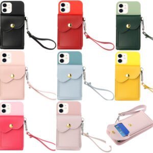 For IPHONE12MINI 11 PRO MAX Wristband Card Holder