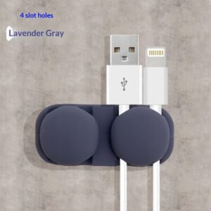 Simple Tangle-Proof Cable Organizer For Data Cables