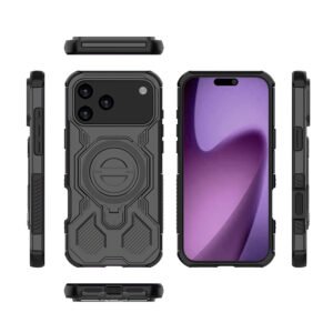 For I Phone 17 Pro Case  Phone Cover Shockproof Kickstand Rugged Magnetic