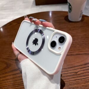 Applicable Transparent Magsafe Magnetic  13promax Phone Case