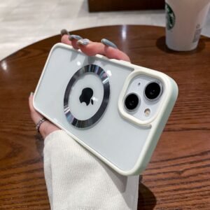 Applicable Transparent Magsafe Magnetic  13promax Phone Case