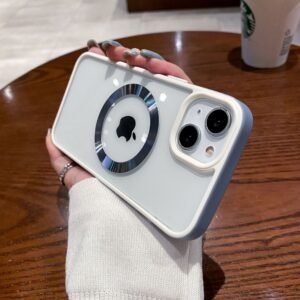 Applicable Transparent Magsafe Magnetic  13promax Phone Case