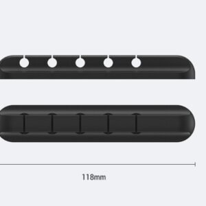 Silicone USB Cable Winder Desktop Cable Organizer Management Multipurpose Clips Cables Protector For Wired Headphones