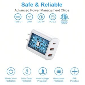 Charger Cable - Portable, Durable, Essential For Charging Compatible With Multiple Devices And Ensures Device Safety.